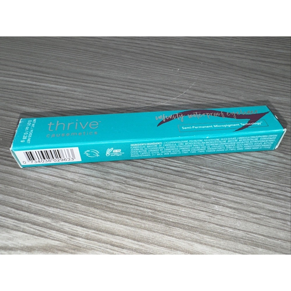 2 Pack Thrive Causemetics Infinity Waterproof Eyeliner Giuliana Plum Shimmer - Picture 4 of 4